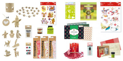 Pack de loisirs créatifs sur le thème de Noël